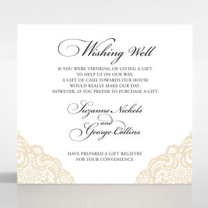 Vintage Prestige wedding stationery wishing well card design