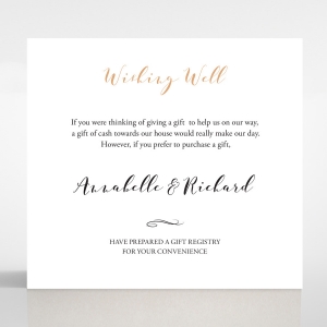 Written In The Stars - Navy wedding wishing well enclosure card design